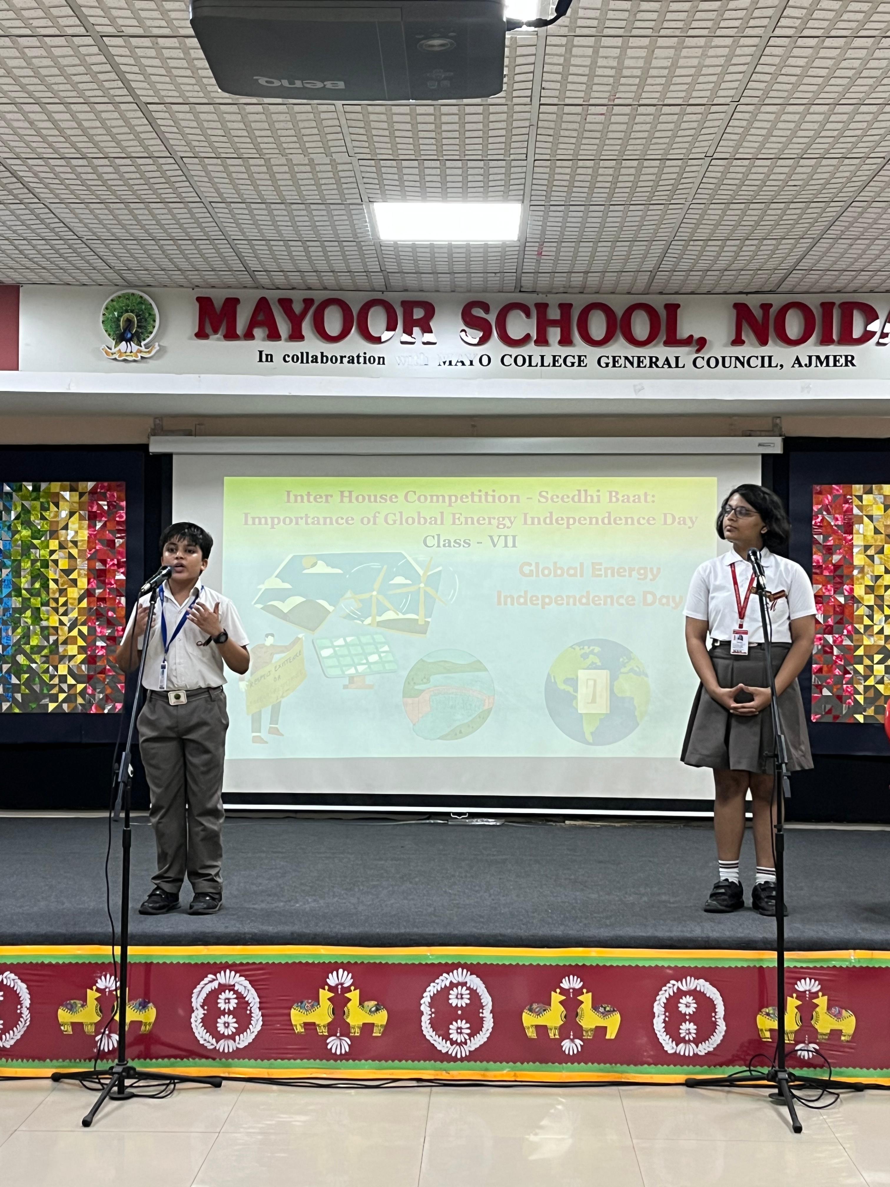 Inter House Social Science Speech Competition – “Seedhi Baat”* 